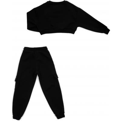 Спортивний костюм дитячий A-Yugi трикотажний (7036-K-164G-black)
