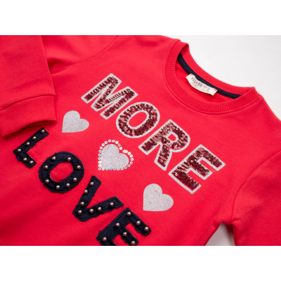 Спортивний костюм дитячий Breeze "MORE LOVE" (13269-116G-coral)