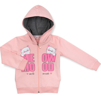 Спортивний костюм дитячий Breeze з котиками (15229-86G-pink)