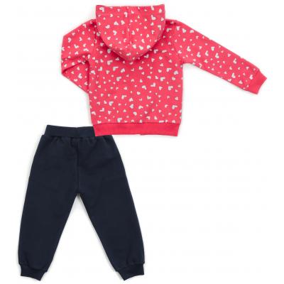 Спортивний костюм дитячий Breeze з сердечками (14427-86G-coral)