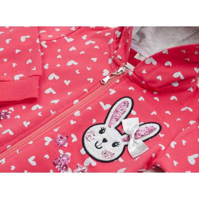 Спортивний костюм дитячий Breeze з сердечками (14427-86G-coral)