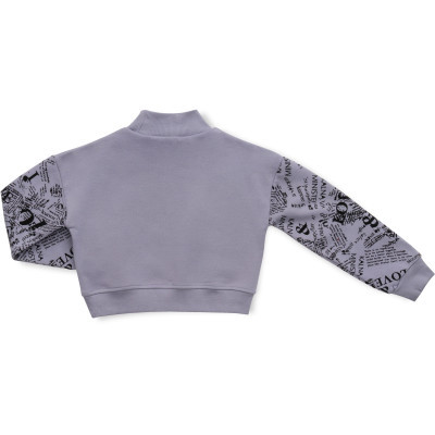 Спортивний костюм дитячий Toontoy на флісі (16794-140G-gray)