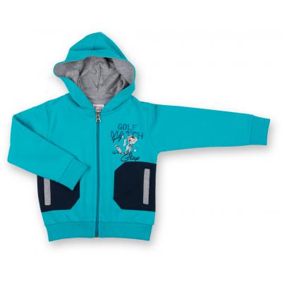 Спортивный костюм Breeze бирюзовый с собачкой (7879-104B-blue)