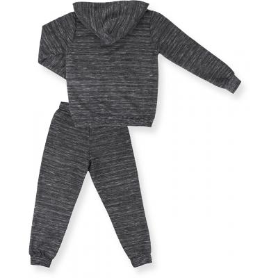 Спортивный костюм Breeze на молнии меланжевый (9482-116B-black)