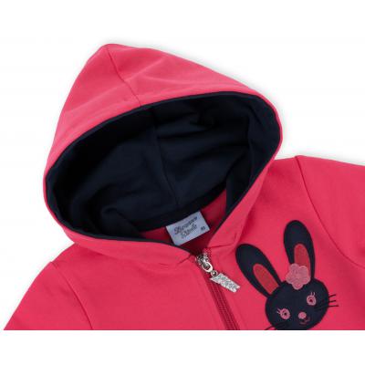 Спортивный костюм Breeze на молнии с зайчиком (9617-104G-coral)
