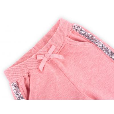 Спортивный костюм Breeze с лампасами из пайеток (7312-92G-peach)