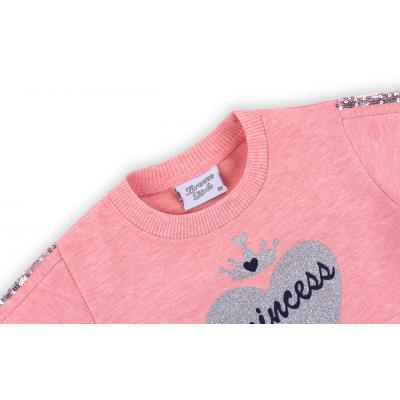 Спортивный костюм Breeze с лампасами из пайеток (7312-92G-peach)