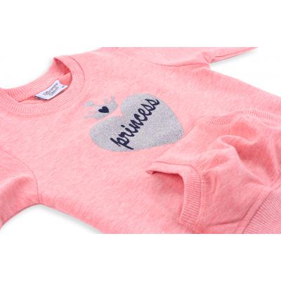 Спортивный костюм Breeze с лампасами из пайеток (7312-92G-peach)