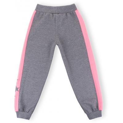 Спортивный костюм Breeze с розовыми лампасами (9553-116G-gray)