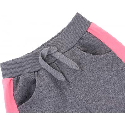 Спортивный костюм Breeze с розовыми лампасами (9553-116G-gray)