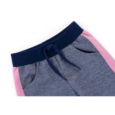 Спортивный костюм Breeze с розовыми лампасами (9553-134G-blue)
