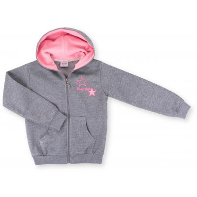 Спортивный костюм Breeze с розовыми лампасами (9553-152G-gray)