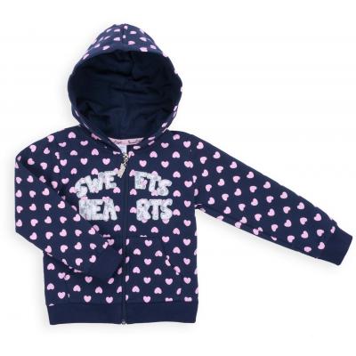 Спортивный костюм Breeze с розовыми сердечками (9841-92G-blue)