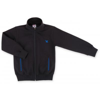 Спортивный костюм Breeze с синими молниями (M125-122B-black)