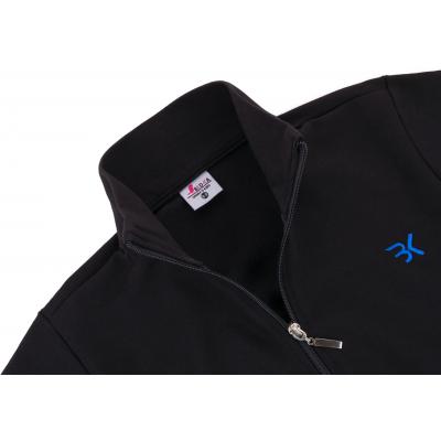Спортивный костюм Breeze с синими молниями (M125-128B-black)