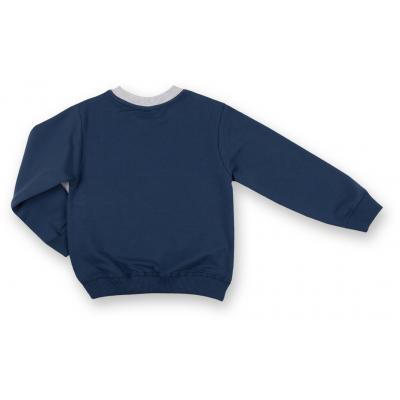 Спортивный костюм Breeze серый меланж индиго "New York" (7938-104B-gray-blue)