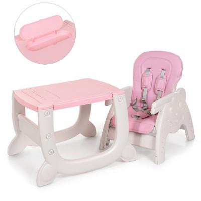 Стульчик для кормления Bambi 2 в 1 pink (M 3612-8 pink)