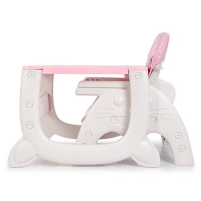 Стульчик для кормления Bambi 2 в 1 pink (M 3612-8 pink)