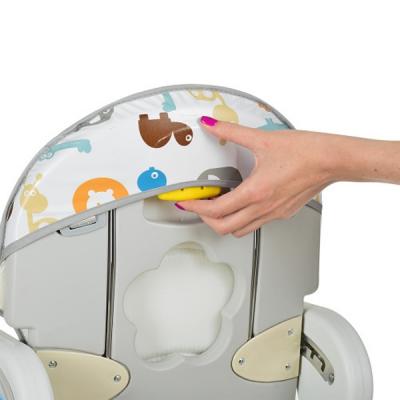 Стульчик для кормления Bambi M 1563 animal grey