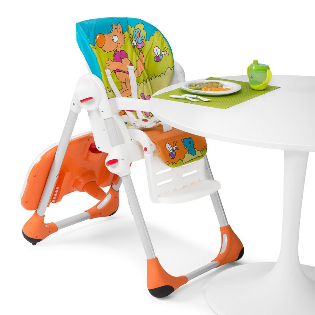 Стульчик для кормления Chicco Polly 2 in 1 Orange (79065.33)