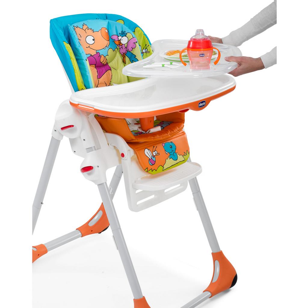 Стульчик для кормления Chicco Polly 2 in 1 Orange (79065.33)