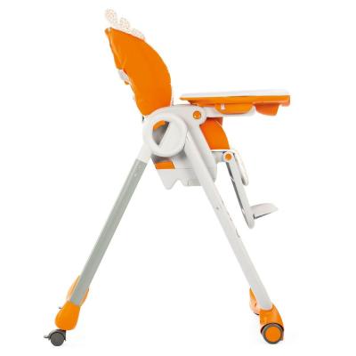Стульчик для кормления Chicco Polly 2 Start 4-х колесный желтый (79205.43)
