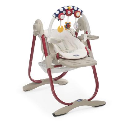 Стульчик для кормления Chicco Polly Magic Red-Beige (79090.79)
