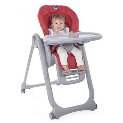 Стульчик для кормления Chicco Polly Magic RELAX красный (79502.30)