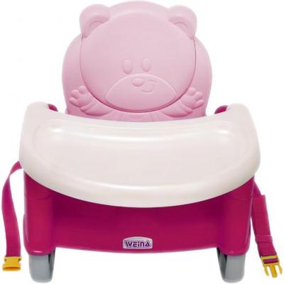 Стульчик для кормления Weina бустер Teddy Bear, розовый (4019.02)