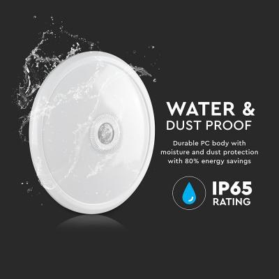 Светильник V-TAC LED 12W, SKU-808, Samsung CHIP, ІЧ сенсор, 230V, 4000К, IP20 (3800157644198)