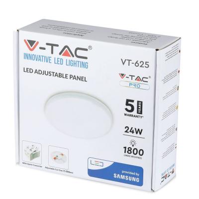 Светильник V-TAC LED 24W, SKU-739, Samsung Chip, 230V, 3000К (3800157643085)