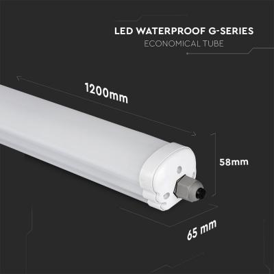 Светильник V-TAC LED 36W, SKU-6285, G-series, 1200mm, 230V, 4000К (3800157616492)