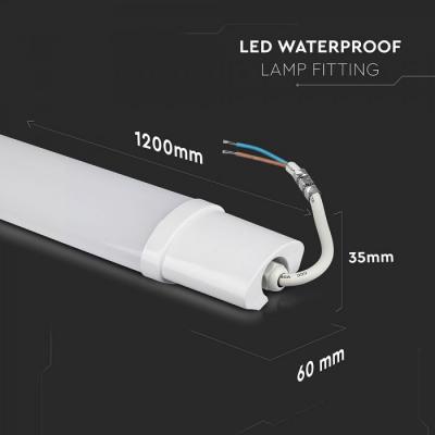 Светильник V-TAC LED 36W, SKU-6470, S-series, 1200mm, 230V, 6400К (3800157641005)