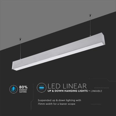 Светильник V-TAC LED 60W, SKU-378, Samsung Chip, 1200mm, 230V, 4000К (3800157638524)