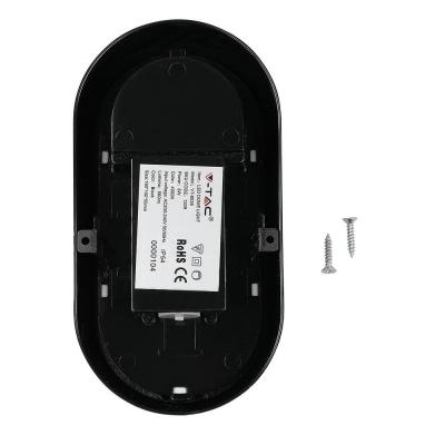 Светильник V-TAC LED 8W, SKU-1308, Rectangle Oval Dome, 230V, 3000К, ІР54 (3800157620260)