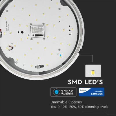 Светильник V-TAC LED15W, SKU-804, Samsung CHIP, МКХ сенсор, 230V, 4000К, кру (3800157636490)