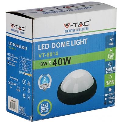 Светильник V-TAC LED8W, SKU-1260, 230V, 4000К, IP54 (3800157611824)