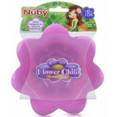 Тарелка Nuby Цветочек (22035)