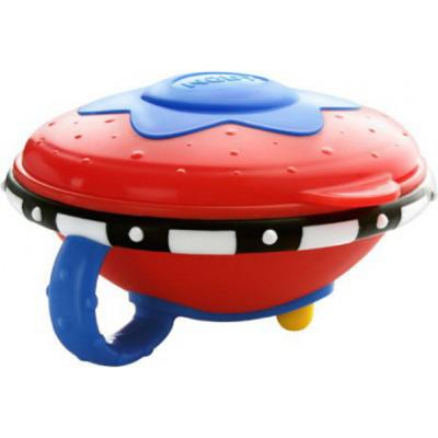 Тарелка Nuby для СВЧ с крышкой 200 гр, красная (5207-3)