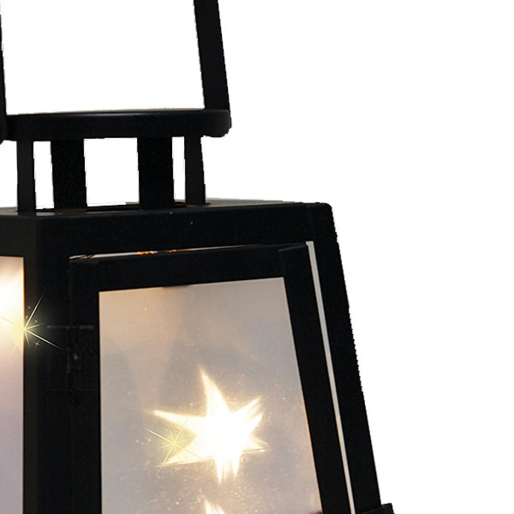 Украшение декоративное Luca Lighting Фонарь металлический черный 25 см (8712799736856)