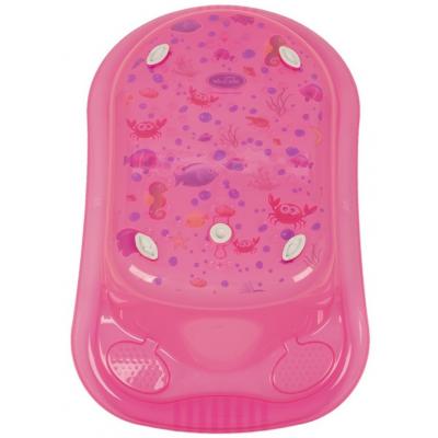 Ванночка Sevi Bebe со сливом Розовая (8692241002800)