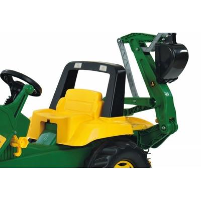 Веломобиль Rolly Toys Экскаватор rollyJunior John Deere зелено-желтый (811076)