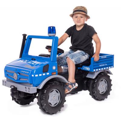 Веломобиль Rolly Toys Полицейская машина rollyUnimog Polizei синяя (038251)