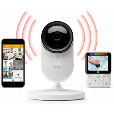 Видеоняня Kodak C220 HD Wi-fi с родительским блоком (C220000C220)