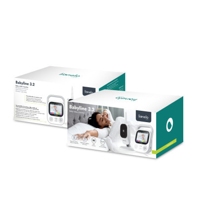 Відеоняня Lionelo BabyLine 3.2 white (LOC-BABYLINE 3.2 WHITE)