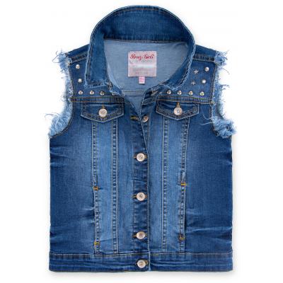 Жилет Breeze с заклепками джинсовый (OZ-16901-140G-blue)
