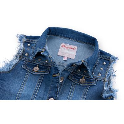 Жилет Breeze с заклепками джинсовый (OZ-16901-152G-blue)