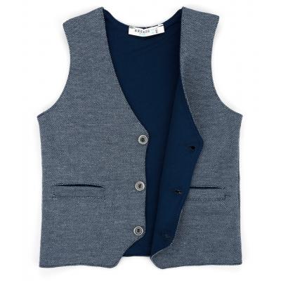 Жилет Breeze трикотажная с кармашками (10568-152B-blue)