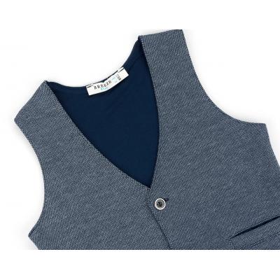 Жилет Breeze трикотажная с кармашками (10568-152B-blue)