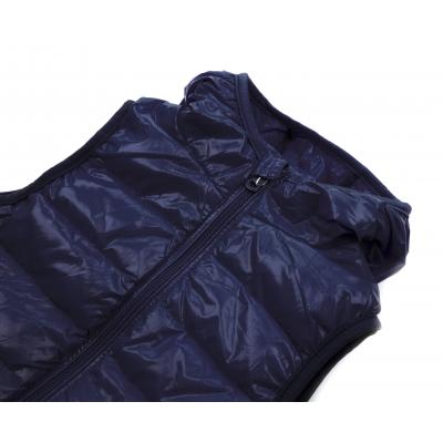 Жилет KURT пуховый с капюшоном (V-HT-580T-116-blue)